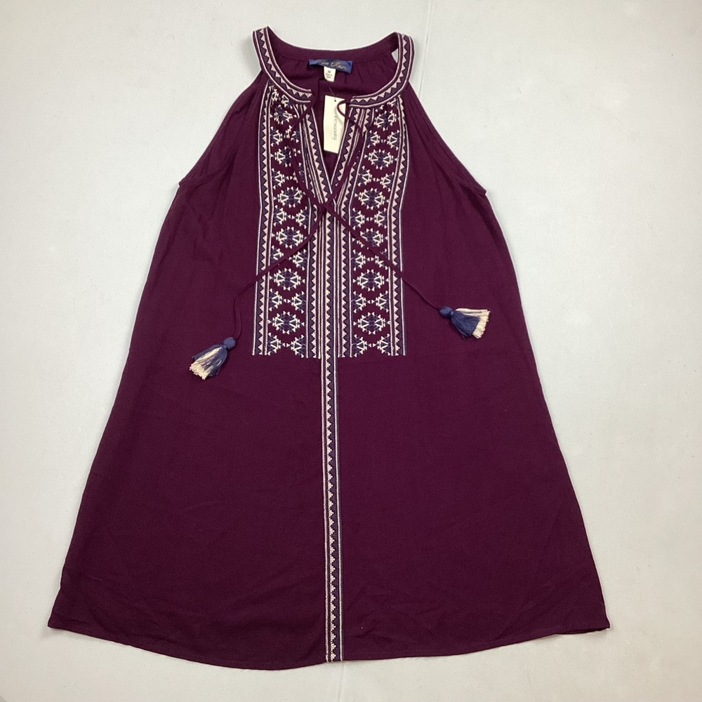 NEW! Francesca’s Blue Rain Boho Summer Mini Dress